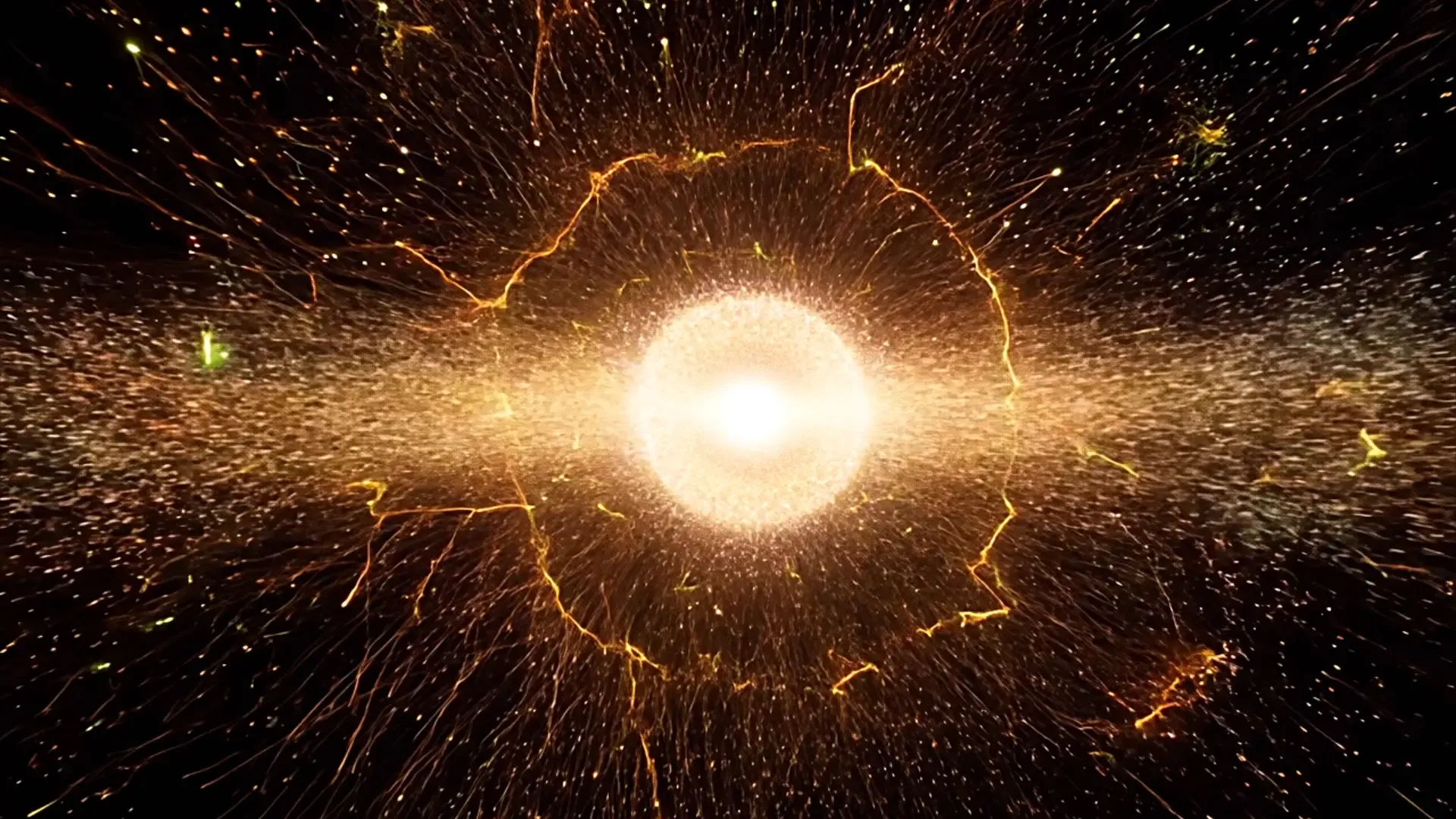 Radiant Energy Explosion Overlay for Powerful Logo Animation